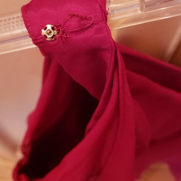 Donna Morgan Pure Silk Blouse Size 12 ** - Picture 6 of 7